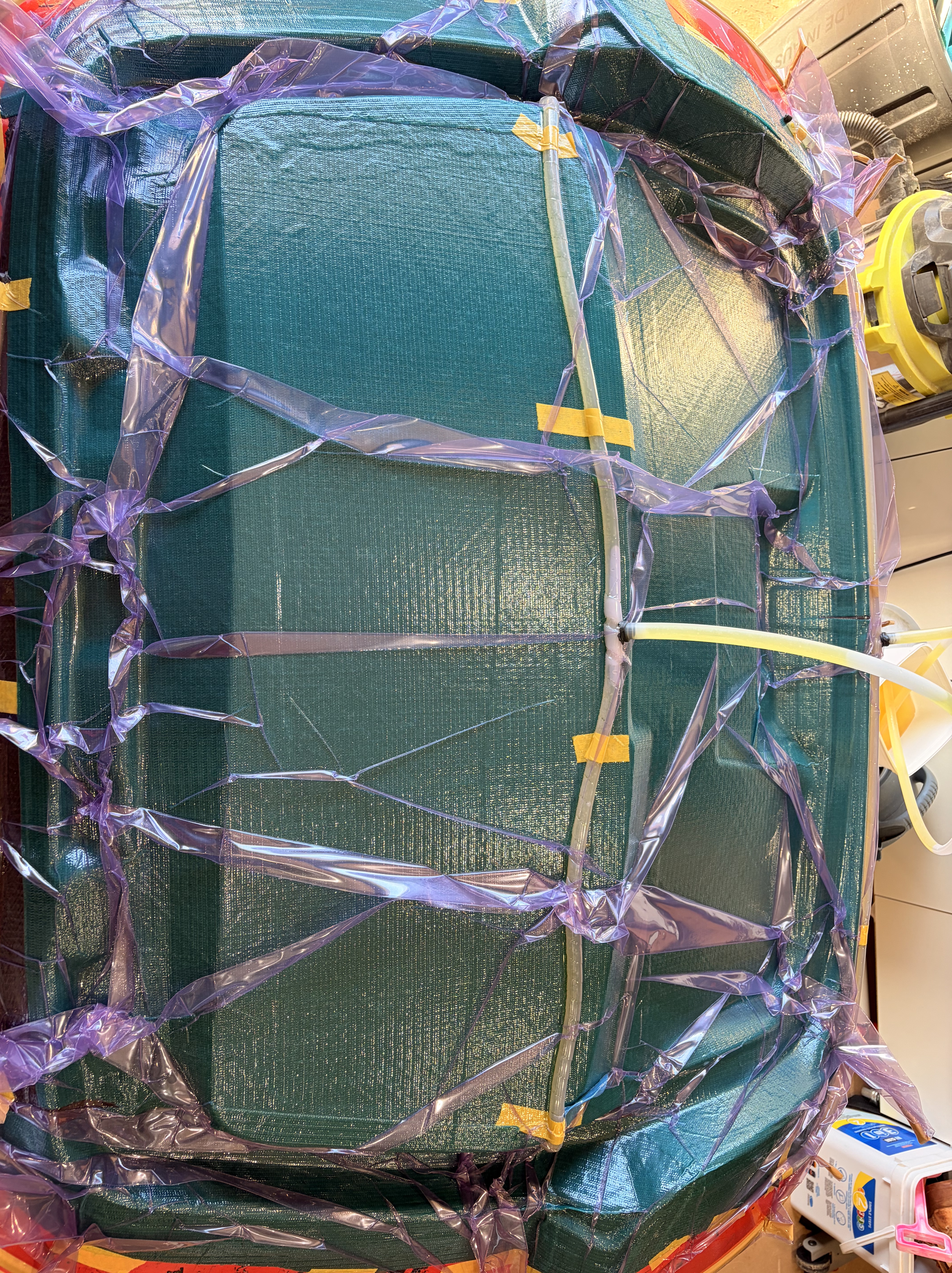 Vacuum infusion composite manufacturing process at SeaCore Composites, Brisbane